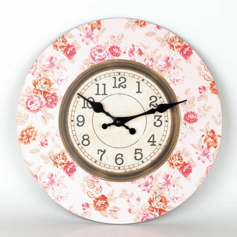 Kuchynské hodiny na stenu 34cm