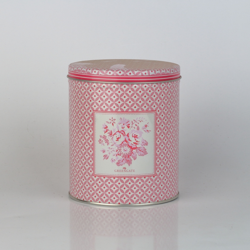 Okrúhla plechová dóza Abelone Raspberry 10cm