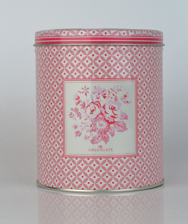 Okrúhla plechová dóza Abelone Raspberry 10cm