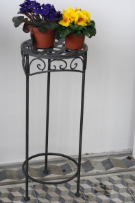 Okrúhle stolíky na kvety 74 a 65cm - 2 kusy