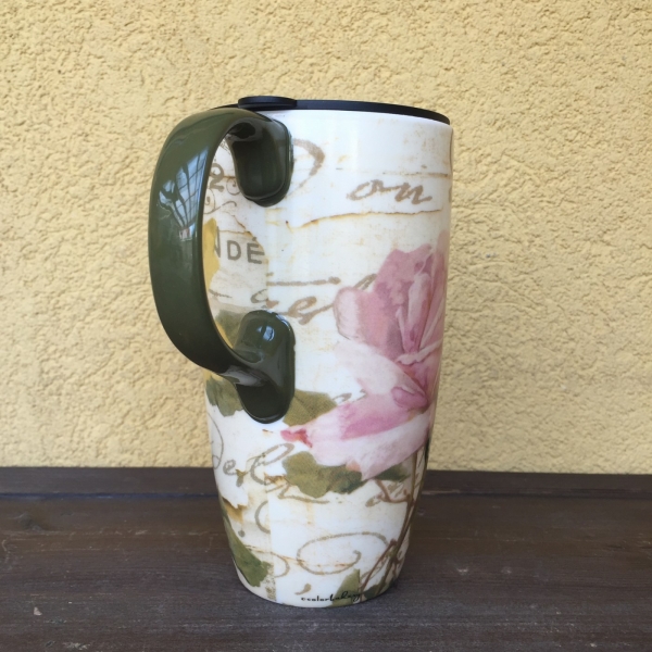 Kvalitný termohrnček s ružami 500ml