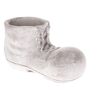 Květináč bota z betonu
