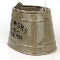 Kvetináč Flowers Garden hnedý keramický
