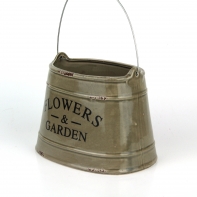 Kvetináč Flowers Garden hnedý keramický