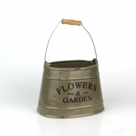 Kvetináč Flowers Garden hnedý keramický