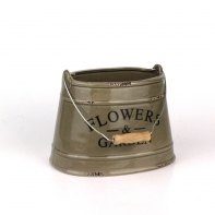 Kvetináč Flowers Garden hnedý keramický