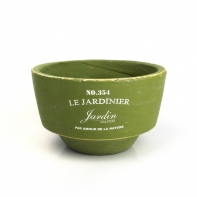 Kvetináč keramický svetlo zelený 25x15x25cm