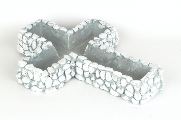 Kvetináč kríž 30 x 40 cm betónový