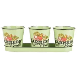 Kvetináč na bylinky FARMERS PRIDE set 3ks
