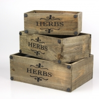 Kvetináč na bylinky Herbs sada 3ks