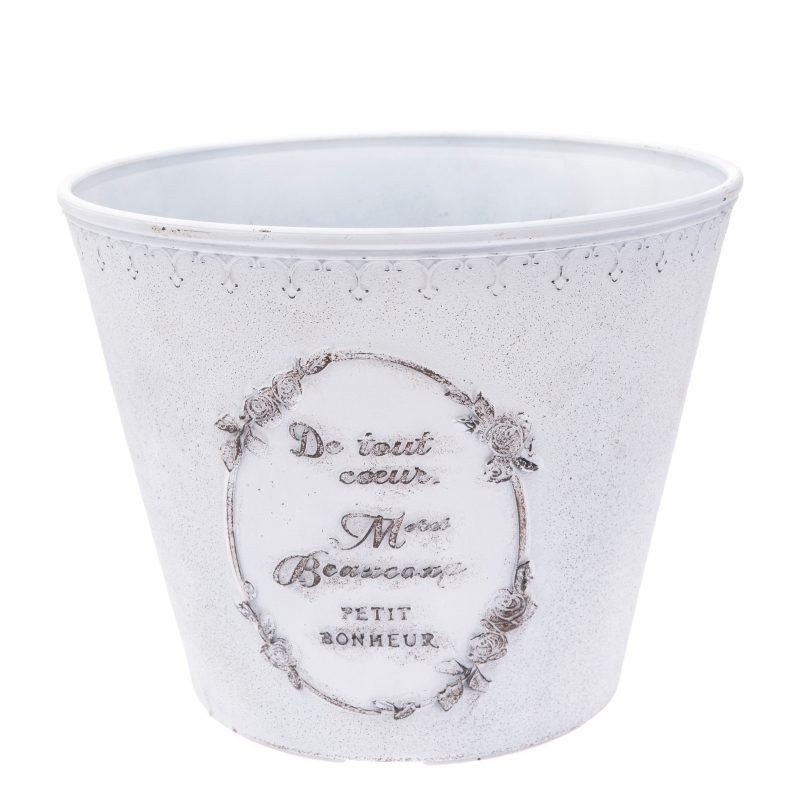 Kvetináč na bylinky svetlý 23x23,5cm