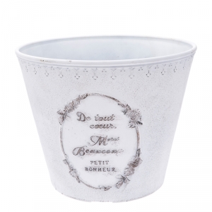 Kvetináč na bylinky svetlý 23x23,5cm