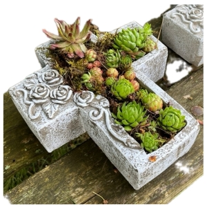 Kvetináč na hrob 21,5x25x6cm