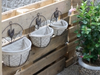 Kvetináč na stenu set 3ks