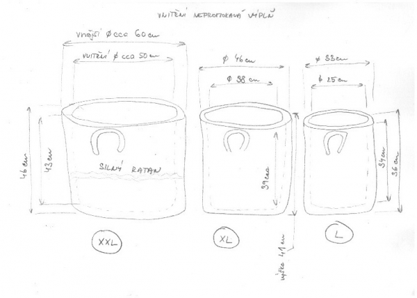 Kvetináč na vianočný stromček L