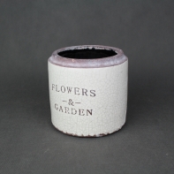 Kvetináč - popraskaný vzhľad 14 × 13,5 × 14 cm