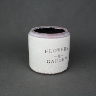 Kvetináč - popraskaný vzhľad 14 × 13,5 × 14 cm