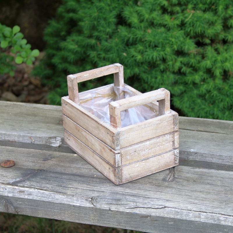 Kvetináč prepravka hnedý 15x10x11cm