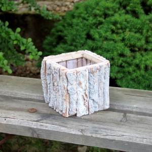 Kvetináč s kôrou 13x13x12cm