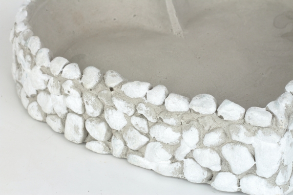 Kvetináč srdca 27 x 26 cm betónový