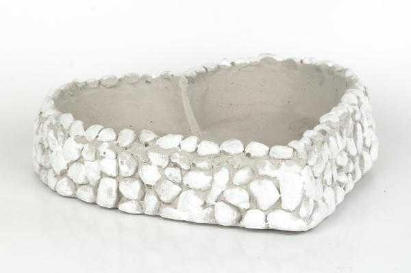 Kvetináč srdca 27 x 26 cm betónový