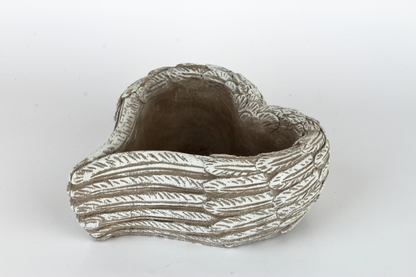 Kvetináč z betónu srdca