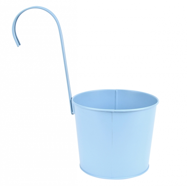 Kvetináče na balkón kov š. 17,7 cm svetlomodrá