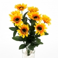 Kytica slnečníc 8x flocking 40cm