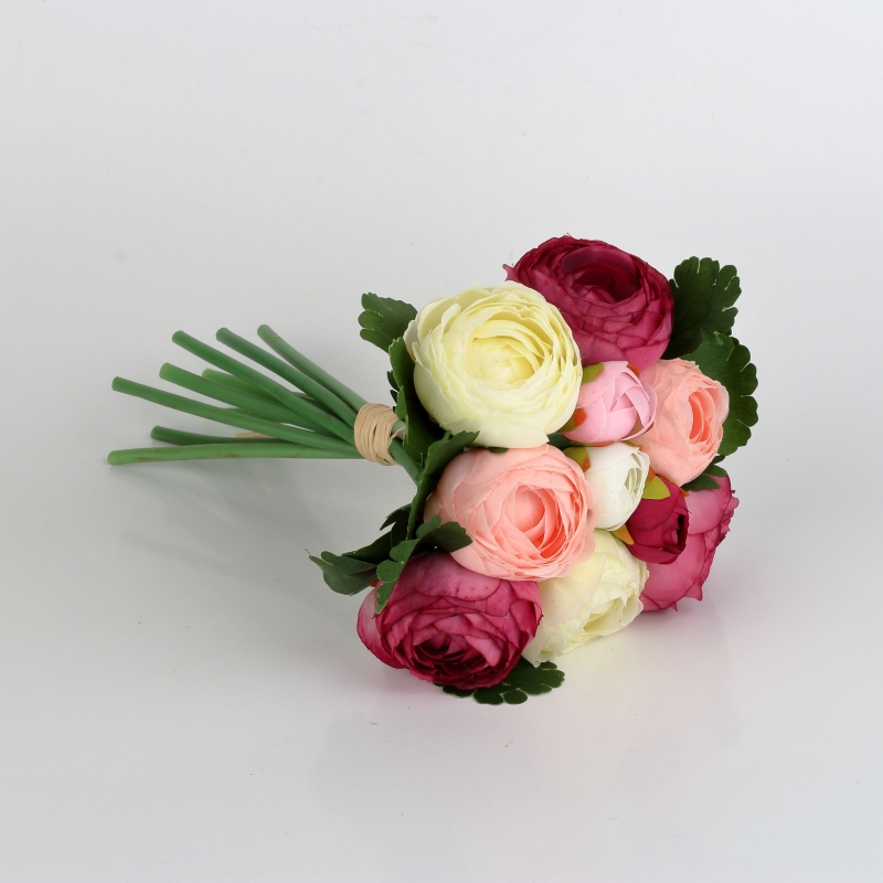 Kytice umelých pivoniek ružová 24cm