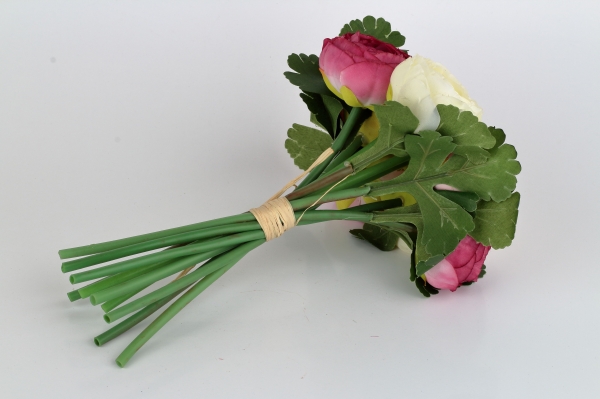 Kytice umelých pivoniek ružová 24cm