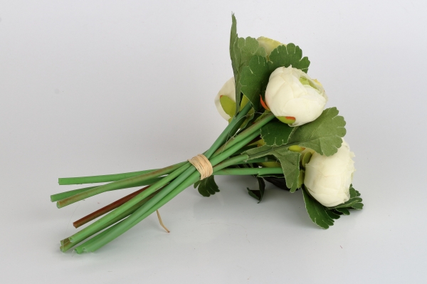 Kytice umelých pivoniek zelená 24cm