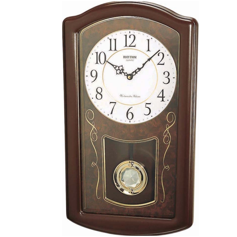 Kyvadlové nástěnné hodiny 32,5x55x9,5cm