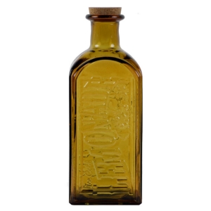 Fľaša sklenená s korkovým uzáverom objem 2l