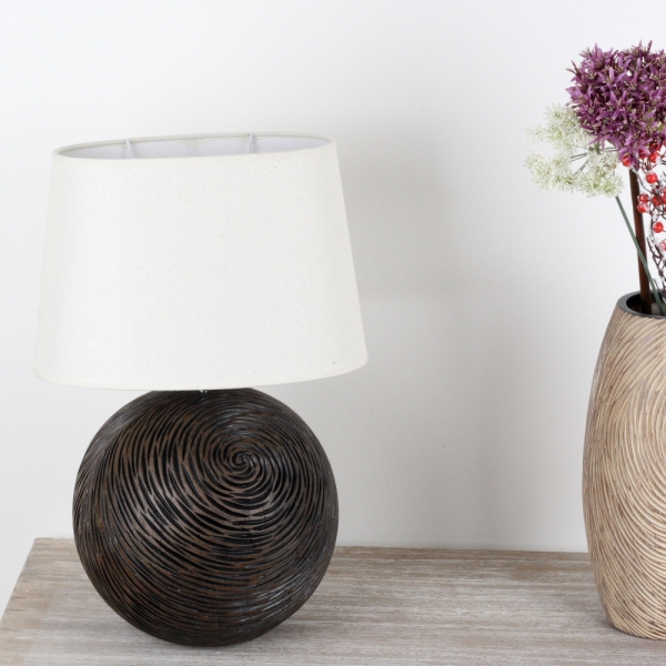 Lampa Polyresin s kĺbovým cylindrom 60W