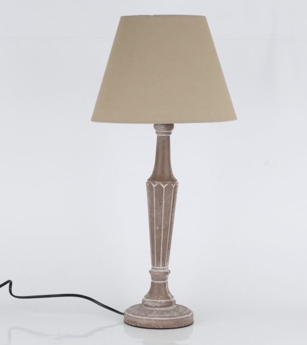 Lampa sústruženie hnedá 57 cm