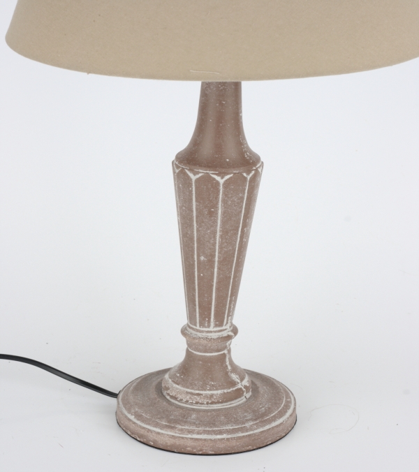 Lampa sústruženie hnedá 57 cm