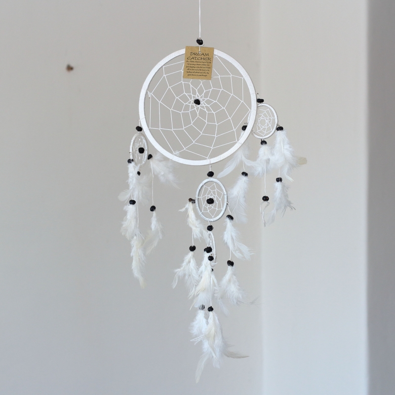 Lapač snov biely 17cm