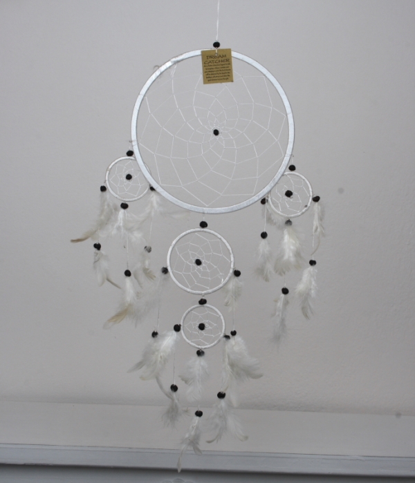 Lapač snov biely 22cm