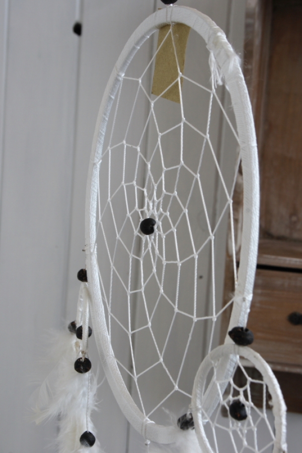 Lapač snov biely 22cm
