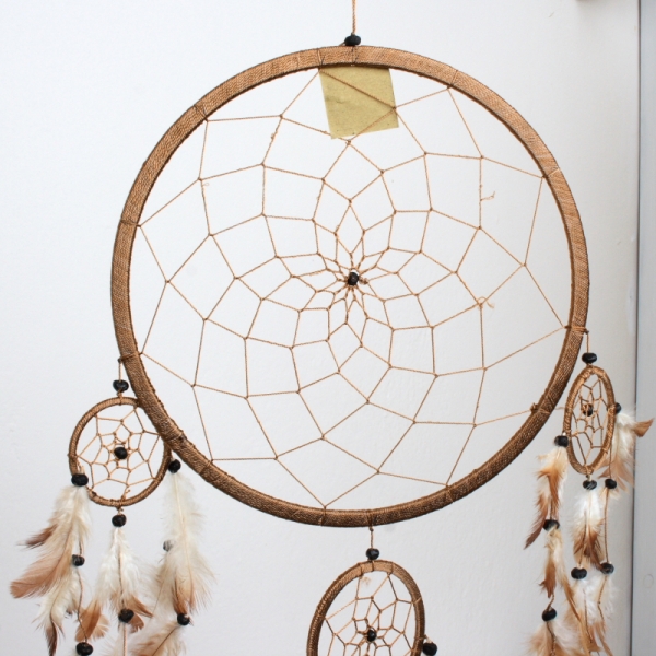 Lapač snov hnedý 27cm