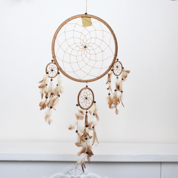 Lapač snov hnedý 27cm