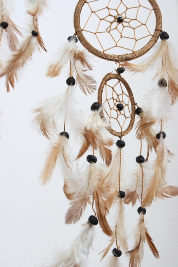 Lapač snov hnedý 27cm