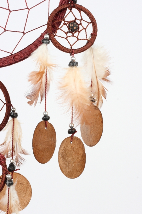 Lapač snov hnedý veľký 16 cm