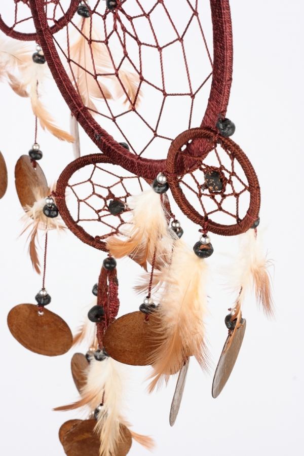 Lapač snov hnedý veľký 16 cm