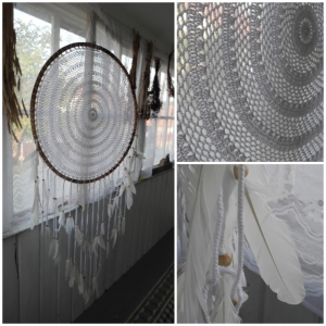 Lapač snov čipka 80cm