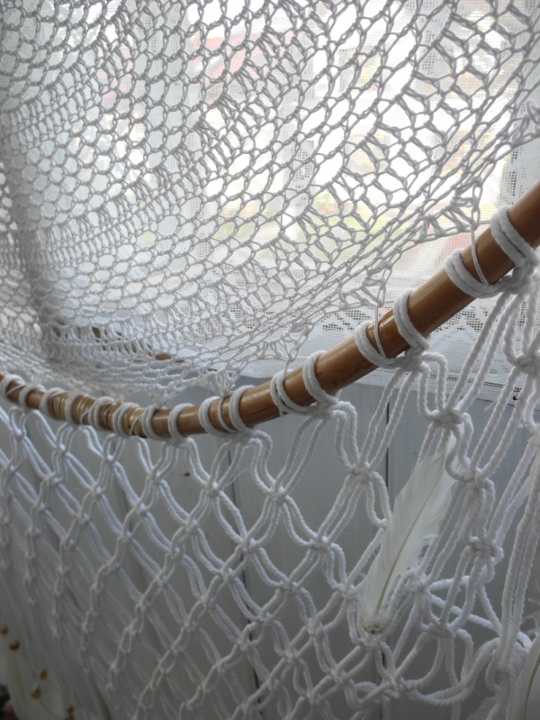 Lapač snov ratan 100cm