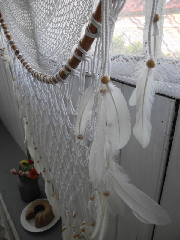 Lapač snov ratan 100cm