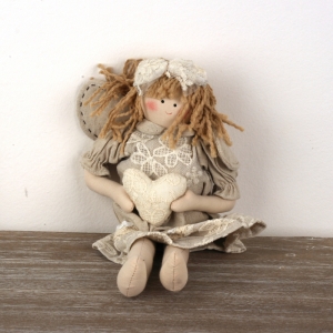 Látková bábika s krídlami 37cm