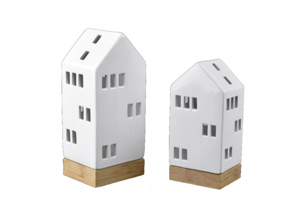 LED domček 10x22,5x8,5cm