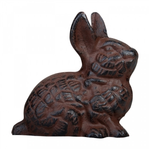 Liatinová dekorácie zajac 11,7x5,4x11cm